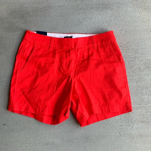 J. Crew Pants - 🆕J. Crew red 5” short